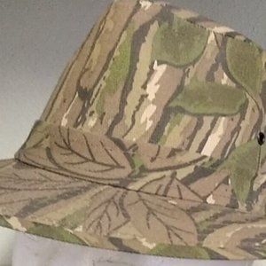 Men's S-Bailey-Camo Print Safari Fedora Hat